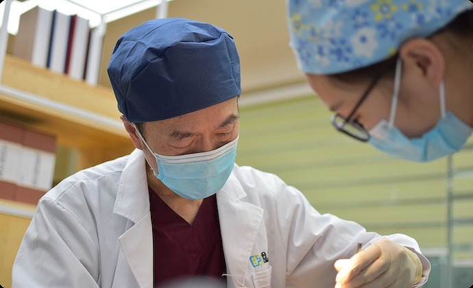 治療風景の画像